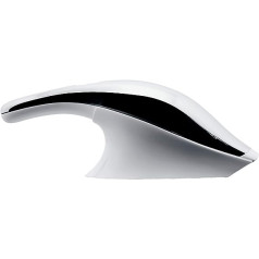 Alessi Battery vacuum cleaner made of stainless steel and thermoplastic resin, white, 32.4 x 44.5 x 32.6 cm