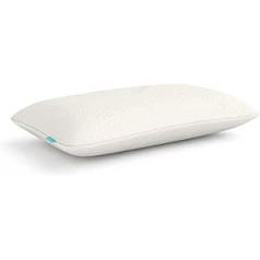 bonmedico Comfort Pillow, Orthopaedic Head and Neck Support Pillow Made of Visco Gel Foam, Memory Foam Cushion with Antibacterial Cover, Ideal Pillow for Allergy Sufferers