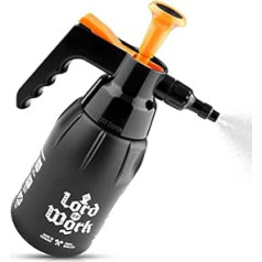 Lordofwork Spray Bottle, Pressure Sprayer 1 Litre Capacity, Atomiser Spray Bottle, Pump Spray Bottle for Plants, Cars, Cleaning Agents, etc. Water Spray Bottle