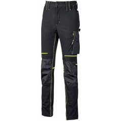 U-Power PE257BC Model Atom Trousers, 90% Nylon/10% Elastane, Black Carbon, 3XL Size, Black (black carbon)