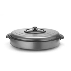 HENDI party pan, electric pan, induction hob, induction cooker, suitable for frying, roasting and keeping warm, 233V, 1600W, ø620x (H) 190mm, aluminum