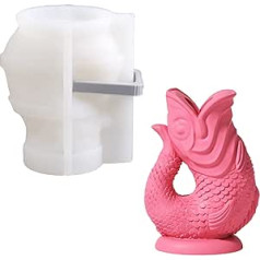 Silicone Fish Candle Holder 3D Shape Candle Holder for Candle Holder DIY Handmade Home Decor
