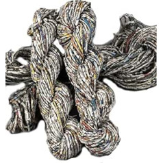 Knitsilk Newspaper Yarn, Newspaper Yarn, Spun Newspaper Yarn, Hand Twisted Newspaper Yarn, Magic Chunky Basket Weaving, Knitting, Carpets, Fibre Art, Jewellery Making Pack of 3