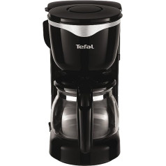 Tefal CM3408 Mini Glass Coffee Machine 600 W 6 Cups Black / Stainless Steel