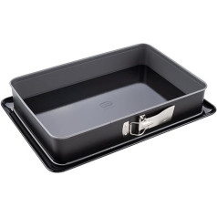 Dr. Oetker Back-Idee 1122 Rectangular Springform Cake Tin with Serving Base in Gift Packaging 29 x 42 x 7 cm