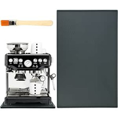 Fully Automatic Coffee Machine Silicone Mat - 48 x 30 cm Mat for Coffee Machine Non-Slip Underlay, Barista Accessory Pad as Waterproof Leak-proof Mat for Kitchen Coffee Machine Mixer Sliding Board