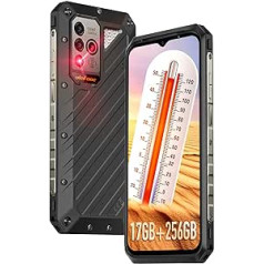 Ulefone Power Armor 18 Outdoor Smartphone (2023) 5G Mobile Phone 17GB + 256GB 9600mAh Battery, 108MP + 32MP Camera 6.58 Inch FHD+ with Sensors for Temperature Measurement, Android 12, WiFi