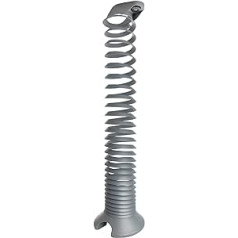 Eisnhauer® Cable Spiral Aluminium Silver Vertical Cable Guide for Different Heights or Height-Adjustable Desks up to 160 cm