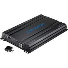 Crunch GPX4400.1D 1-Channel Digital Power Amplifier 4400W Volume/Bass/Treble Control Suitable for (Au