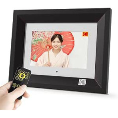 KODAK Hi Resolution 1024 x 600 7 Inch Digital Photo Frame - Black RDPF-700W Burlywood