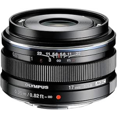 Olympus M.ZUIKO DIGITAL 17mm 1:1.8 Lens - Black