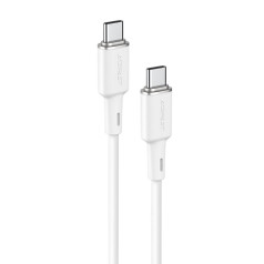 Acefast USB-C kabelis 60W 20V 3A 1,2m balts