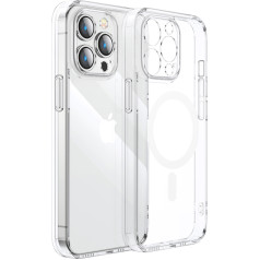 Magnētiskais korpuss iPhone 14 Pro MagSafe 14D Magnetic Case caurspīdīgs