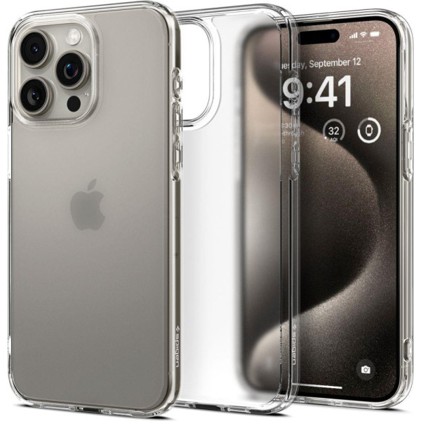 Spigen Ultra Hybrid maciņš iPhone 15 Pro Max caurspīdīgs