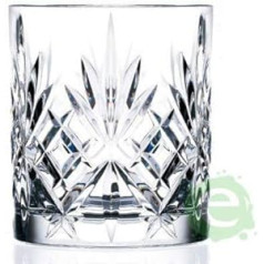 RCR 23853020006 Crystal Melodia Whisky Glasses 230ml Whiskey Tumblers (Set of 6)