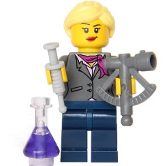 LEGO Female Scientist #3 - from Rare Set 21110 - with Accessories Girl