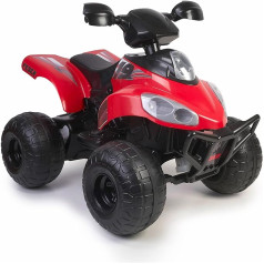 FEBER - Quad Motion Electric Vehicle with Battery 12 V Red (Famosa 800012652)