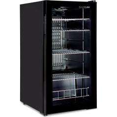 °Cubes Bar 90L Drinks Fridge with Glass Door with 4 Shelves