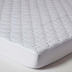 Homescapes Premium Mattress Protector 180 x 200 cm, Super Thick Mattress Topper with Fitted Border, Hypoallergenic