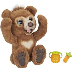 Hasbro furReal Cubby, my cuddly bear, interactive plush toy, from 4 years, brown