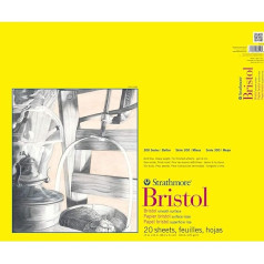 Strathmore 300 Series Bristol Smooth Pad, Paper, Tape Bound, 19