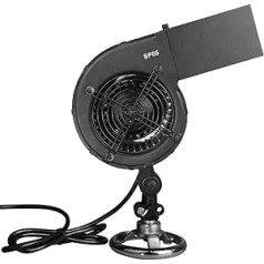 Topiky Photography Studio Fan Blower, Hair Electricity Wind Machine Hair Dryer Stage Special Effect Blowing Machine for Fashion Portrait Photo (EU Plug)