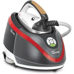 Polti Vaporella Next VN18.30, Steam Iron Station with Boiler, 6 Bar, with Eco Function and Turbo Function, Unlimited Autonomy, Steam Boost 350 g, Grey/Red, Talla única