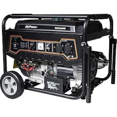 ITCPOWER IT-GG7000FE Electric Generator Petrol, 5000 W, 230 V, Black, Grande