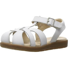 Stride Rite Girls Summer Time Sandal (Toddler/Little Kid), White, 12 W US Little Kid