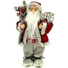 Kremers Schatzkiste Santa Claus Figurine 30 cm Red Santa Claus