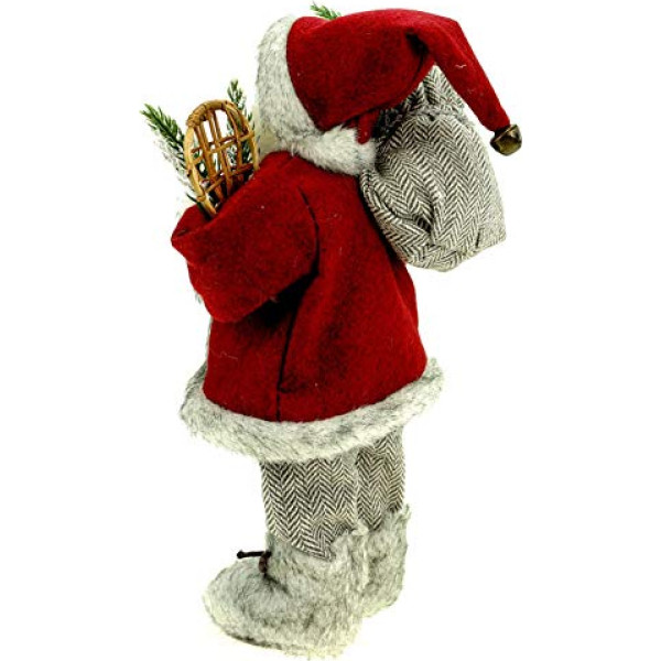 Kremers Schatzkiste Santa Claus Figurine 30 cm Red Santa Claus