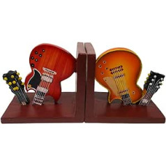 Guitar Gift Decorative Music Bookends Trademark Innovations