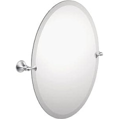 Moen DN2692CH Glenshire Badezimmerspiegel, oval, neigbar, Chrom