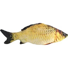 Hztyyier Realistic Fake Fish, Soft Fish Cushion Carp Plush Cushion Gift Cuddly Toy (60 cm)