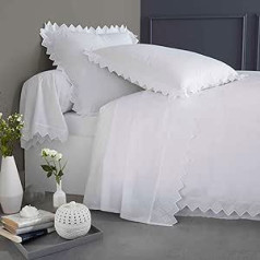 ORIGIN Opéra Duvet Cover, Cotton, White, 140 x 200 cm