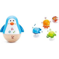 Hape E0331 Standing Up Penguin with Sound Blue from 6 Months