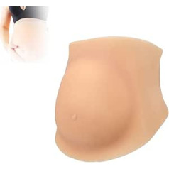 SHENGSHIYU Silikon Für Erwachsene, Gefälschter Schwangerer Bauch, Gefälschter Schwangerer Bauch, Konkaver Bodenstil, Parodie-kostüm, Gefälschtes Bauchbaby,Skintone-XL(7-8months)