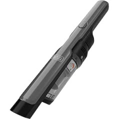 Black+Decker Dustbuster Slim DVC320B21 (12 V Battery Handheld Vacuum Cleaner in Super Slim Design, Wireless, Modern Digital Motor, 2 Suction Levels, Includes Charging Station, Crevice Tool and