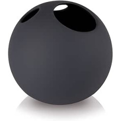 möve New Orbit Zahnbürstenhalter 10,5 x 10 cm aus beschichteter Keramik, graphite