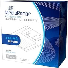 Mediarange MR200 - Floppy Disc 1.44MB 10er Pack - Warranty: 6M