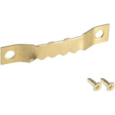 Sourcing Map Sawtooth Hanger - Double Hole with Screws for Hanging Picture Frames