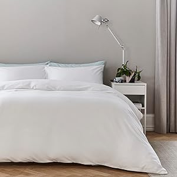 Silentnight 100% Pure Cotton Super Soft Cosy Easy Care Bedding Set King Size (230 x 220 cm) + 2 Matching Pillowcases 520560GE