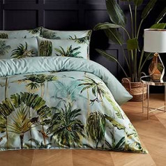 Paoletti Forsteriana Cotton King Duvet Cover Set