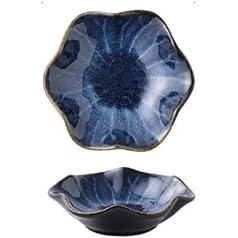 Ceramic Spoon Rest for Coffee Tea Mini Spoon 2 Pieces Sauce Bowl Mini Side Dish Sushi Soy Dip Bowl Snack Serving Bowls Kitchen Coffee Station Decor Coffee Supplies