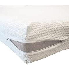 SoNiT home decor | Double Mattress Cover with Zip | Double Bed Cover with Zip - Hypoallergenic - Breathable - 160 x 190 cm