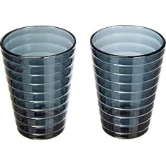 Vasos Set of 2 330 ml Dark Grey