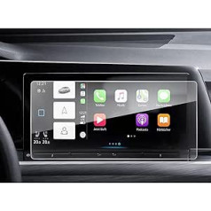 LFOTPP Golf 8 MK8 GTI GTD GTE Discover Pro 10 Inch Car Navigation Screen Protector GPS Navigation Screen Protector Tempered Glass 9H Scratch-Resistant Anti-Fingerprint GPS Navigation Film Accessories