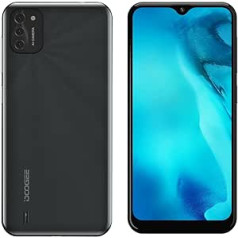 DOOGEE X93 3G Smartphone without Contract, 6.1 Inch Waterdrop HD+ Screen, Android 10 Dual SIM Mobile Phone, Quad-Core 2GB RAM, 16GB ROM, 8MP Triple Camera, GPS, Face Unlock, 4350 mAh Battery, Black