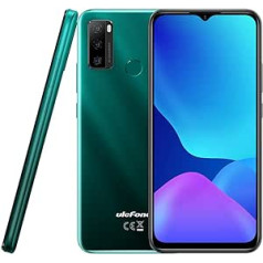Ulefone Note 10(P) Smartphone without Contract, 3GB RAM 128GB ROM, 13MP Triple Rear View Camera, Dual SIM 4G Mobile Phone, 6.5 Inch HD+, 3 Card Slots, Android 11, 5500 mAh Battery, Fingerprint Green
