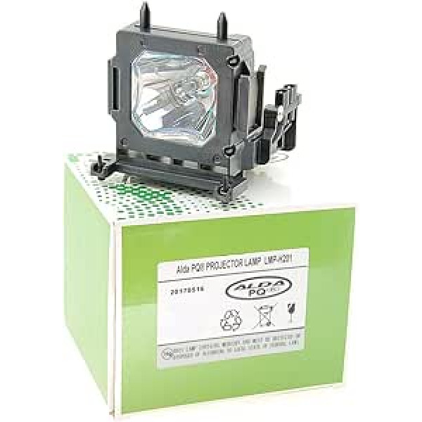 Alda PQ Premium Projector Lamp Compatible with Sony HW15, HW40ES, HW50ES, HW55ES, VPL-HW10, VPL-HW30, VPL-HW30ES, VPL-HW50ES, VPL-VW85, VPL-VW90ES, LMP-H201 Projectors, Lamp with Housing